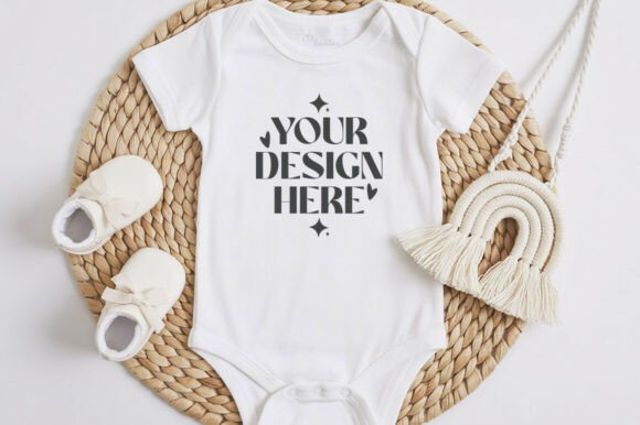 Download Easter Baby Bodysuit Mockup - Premium Resources