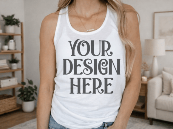 Download Next Level 1533 White Tank Top Mockup - Premium Bundle