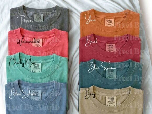 Download Comfort Colors C1717 T Shirt Color Chart - Premium Resources