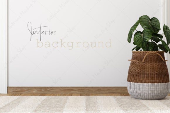 Download Blank Wall Mockup - 254 - Wall mockup Collection