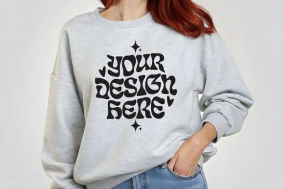 Download Ash Gildan 18000 Sweatshirt Mockup - Premium Resources